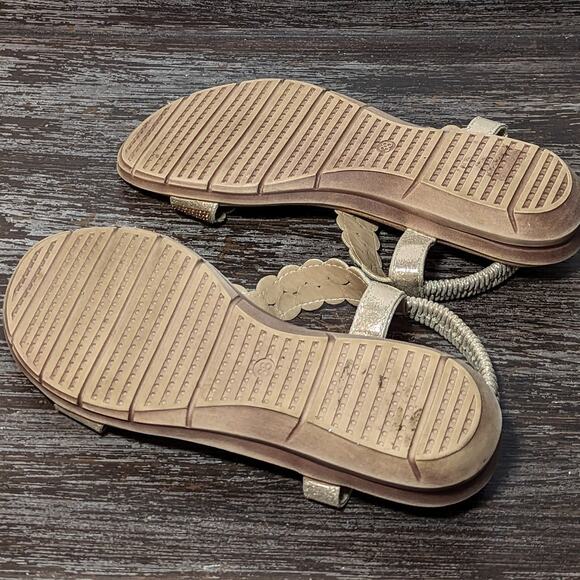 Patrizia by Spring Step Women's Tan Embellished T-Strap Comfort Sandal Size 38 - Picture 6 of 7